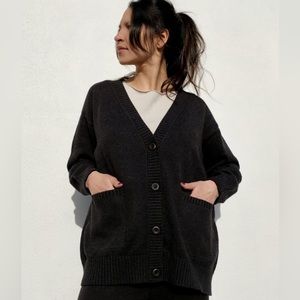 Bare Knitwear Cotton V-Neck Cardigan